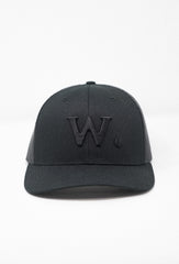 W. Logo Mesh Trucker Hat